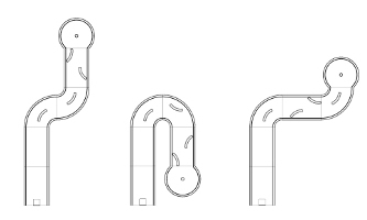 piste de mini golf modulable piste de minigolf avec 6 éléments de piste